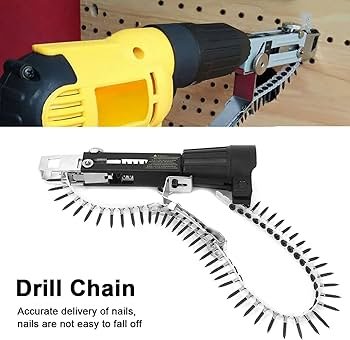 Drill Machine Screw Gun Attachment Collated Screw Gun - Image 5