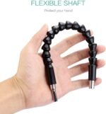 Flexible Extension Drill Shaft, Magnetic Screwdriver Bit Holder, Bendable Drill Extension Tool