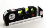 4 in 1 Laser Level Tool with Measuring Tape, Bubble Levels & Laser Line - Image 2