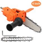 4 Inch Drill to Chainsaw Converter, Electric Drill Chainsaw Attachment for Wood Cutting
