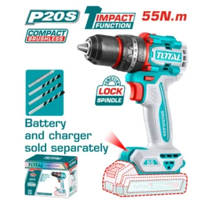 Total 20V 55Nm, Brushless Cordless Drill