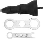 Rivet Gun Drill Adapter 1/4 Inch, Drill Powered Pop Rivet Attachment Tool - Image 3