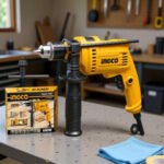 INGCO 680W Impact Drill, 13mm Variable Speed Hammer Drill (ID6808) - Image 3