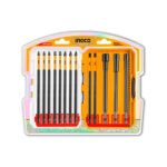 INGCO 13 Piece Impact Screwdriver Bit Set, 150mm S2 Magnetic Bits (AKDL01306) - Image 3