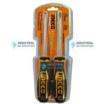 INGCO 2 Piece Magnetic Screwdriver Set, S2 Steel Phillips & Slotted (HKSDS0228) - Image 6