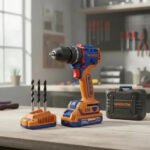 WADFOW 20V,52Nm Brushless Cordless Impact Drill, 13mm Keyless Chuck (WCDP5281) - Image 3