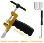 Portable Manual Tile & Glass Cutter Breaker Tool with Hand Grip - Image 9