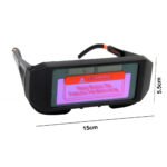 Auto Darkening Welding Goggles, Solar Powered Safety Glasses for Welding