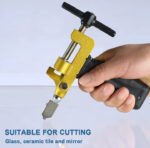 Portable Manual Tile & Glass Cutter Breaker Tool with Hand Grip - Image 2