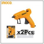 INGCO 100W Hot Glue Gun, 11.2mm Professional Electric Glue Gun (GG148)