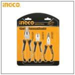 INGCO 3 Piece Pliers Set, Combination, Long Nose & Diagonal Cutting Pliers (HKPS08318)