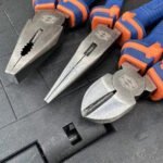 WADFOW 3 Piece Pliers Set, Combination, Long Nose & Diagonal Cutting Pliers (WPS0603) - Image 6