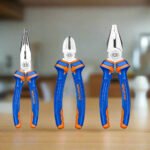 WADFOW 3 Piece Pliers Set, Combination, Long Nose & Diagonal Cutting Pliers (WPS0603) - Image 5